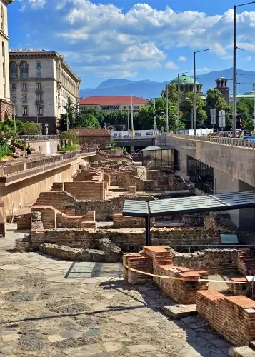 Serdika Arkeolojik Kompleksi Roma kalıntıları Sofya